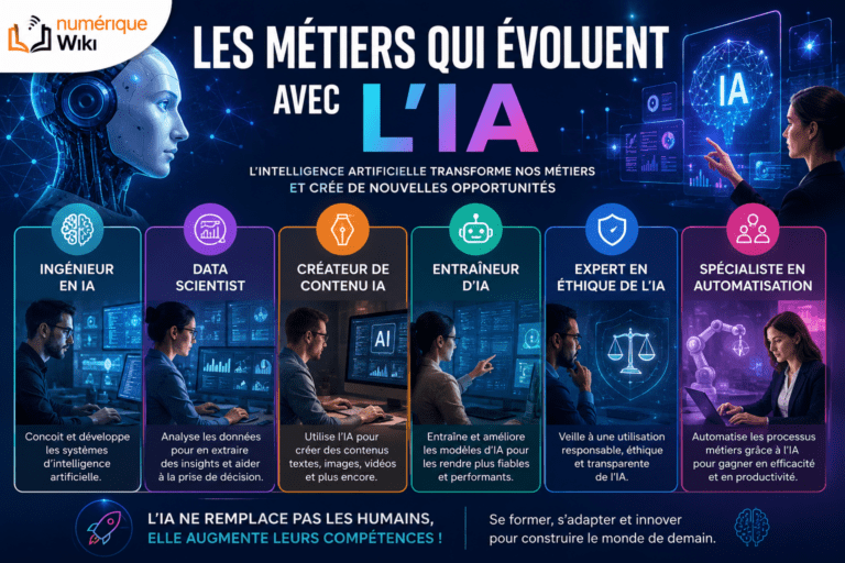 L’intelligence artificielle transforme les métiers et fait émerger de nouvelles opportunités professionnelles.