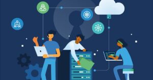 Développement collaboratif d’un logiciel open source et partage du code informatique.