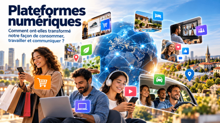 Plateformes numériques et transformation de nos usages au quotidien